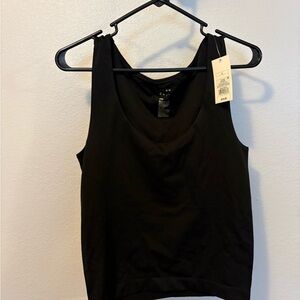 a new day Black Scoop Neck Tank Top